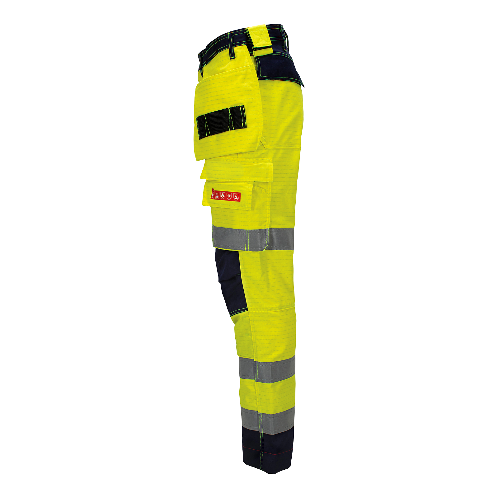 El-line multinorm bukse med verktøylommer, klasse 2