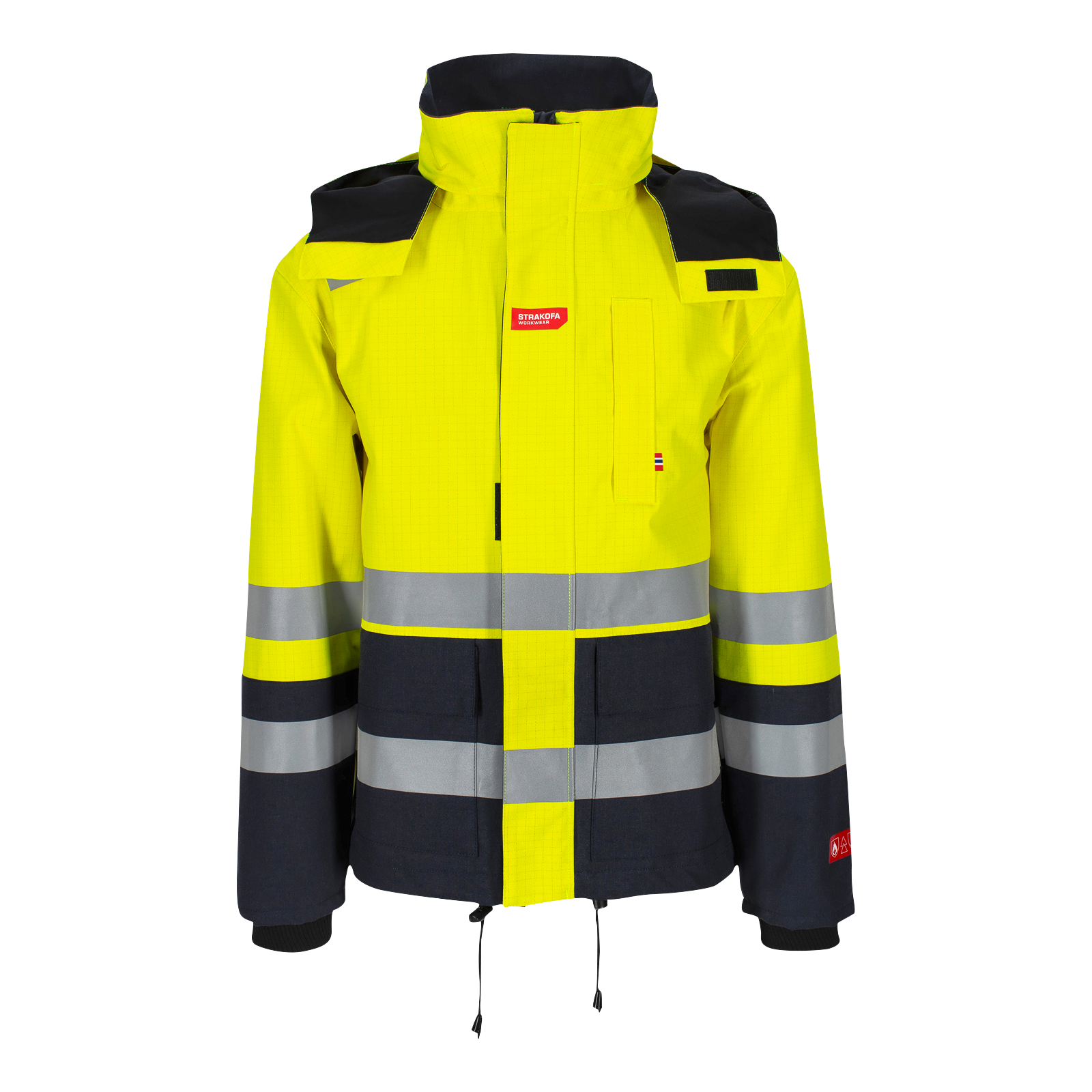 Aksla flammehemmende skalljakke, klasse 3