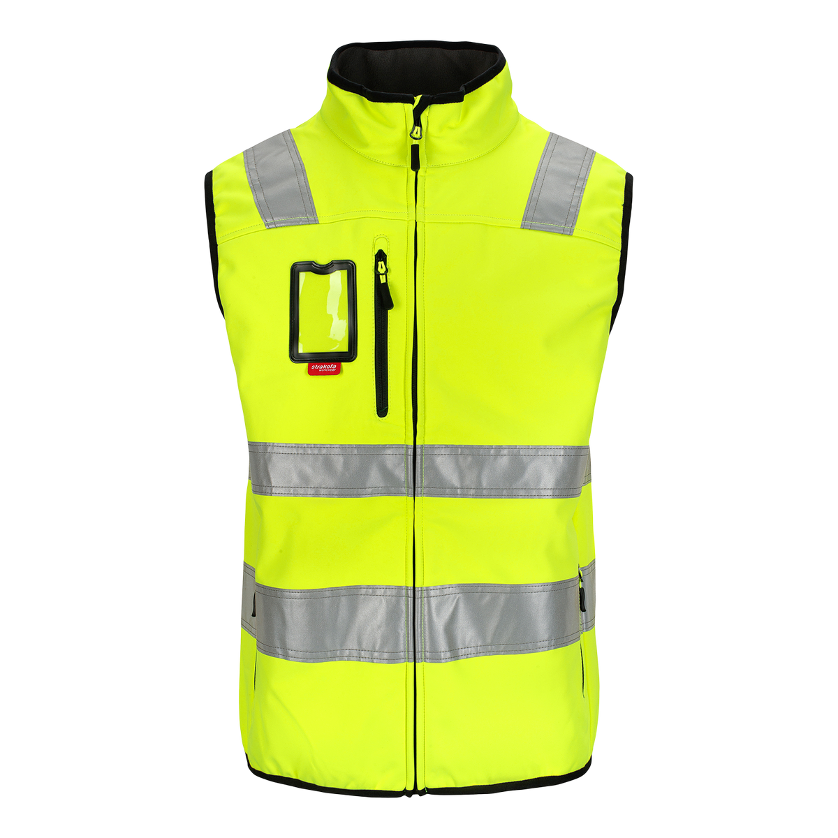 Synlig Plus softshell vest, klasse 2