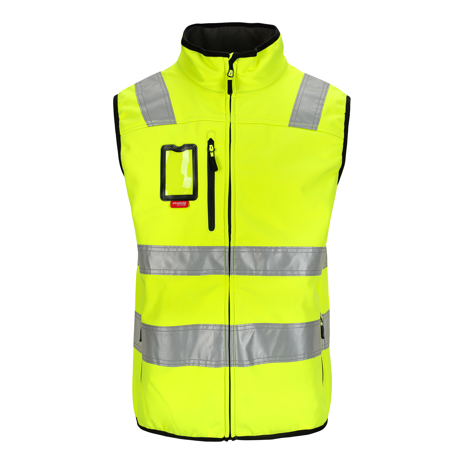 Synlig Plus softshell vest, klasse 2