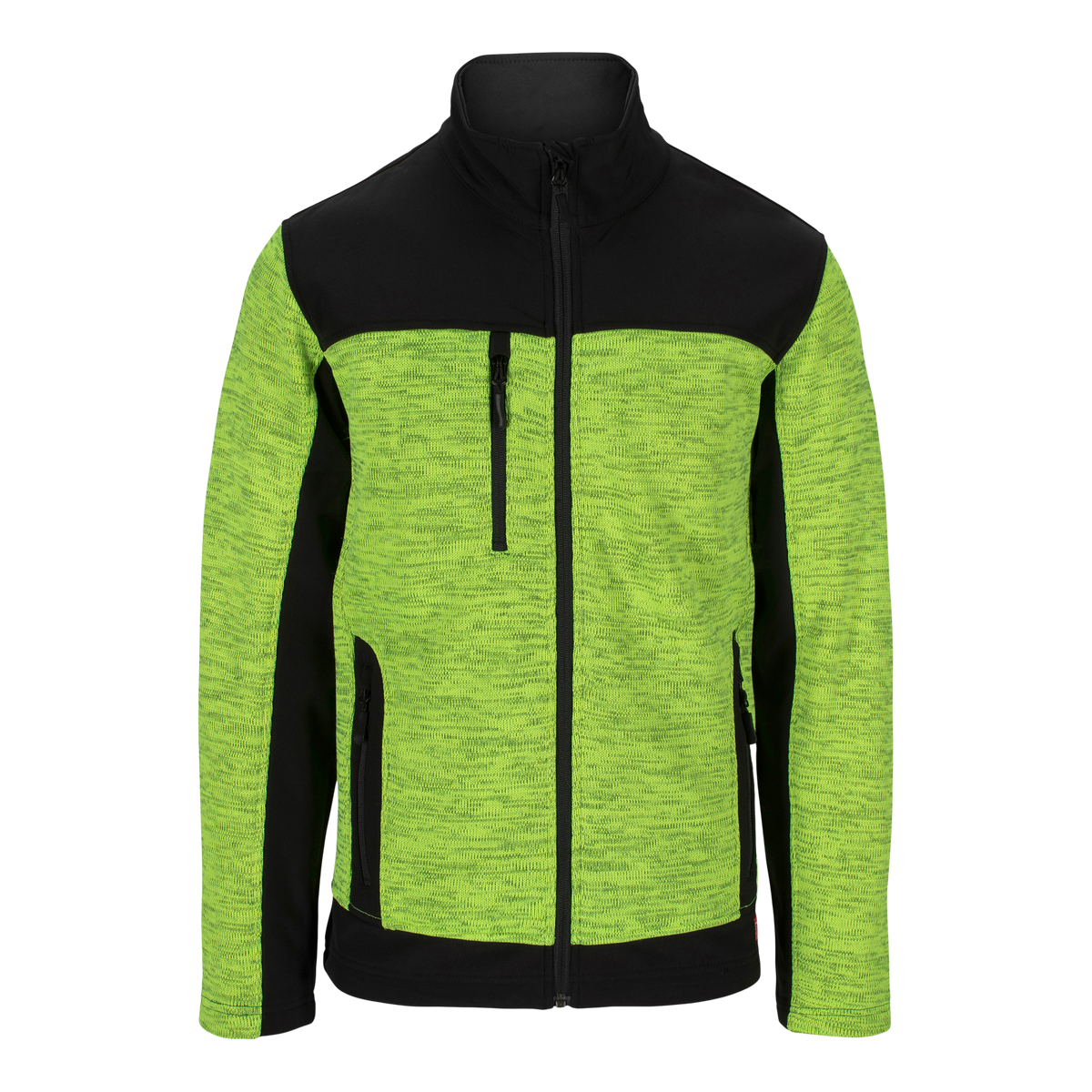 Workplus melert fleecejakke