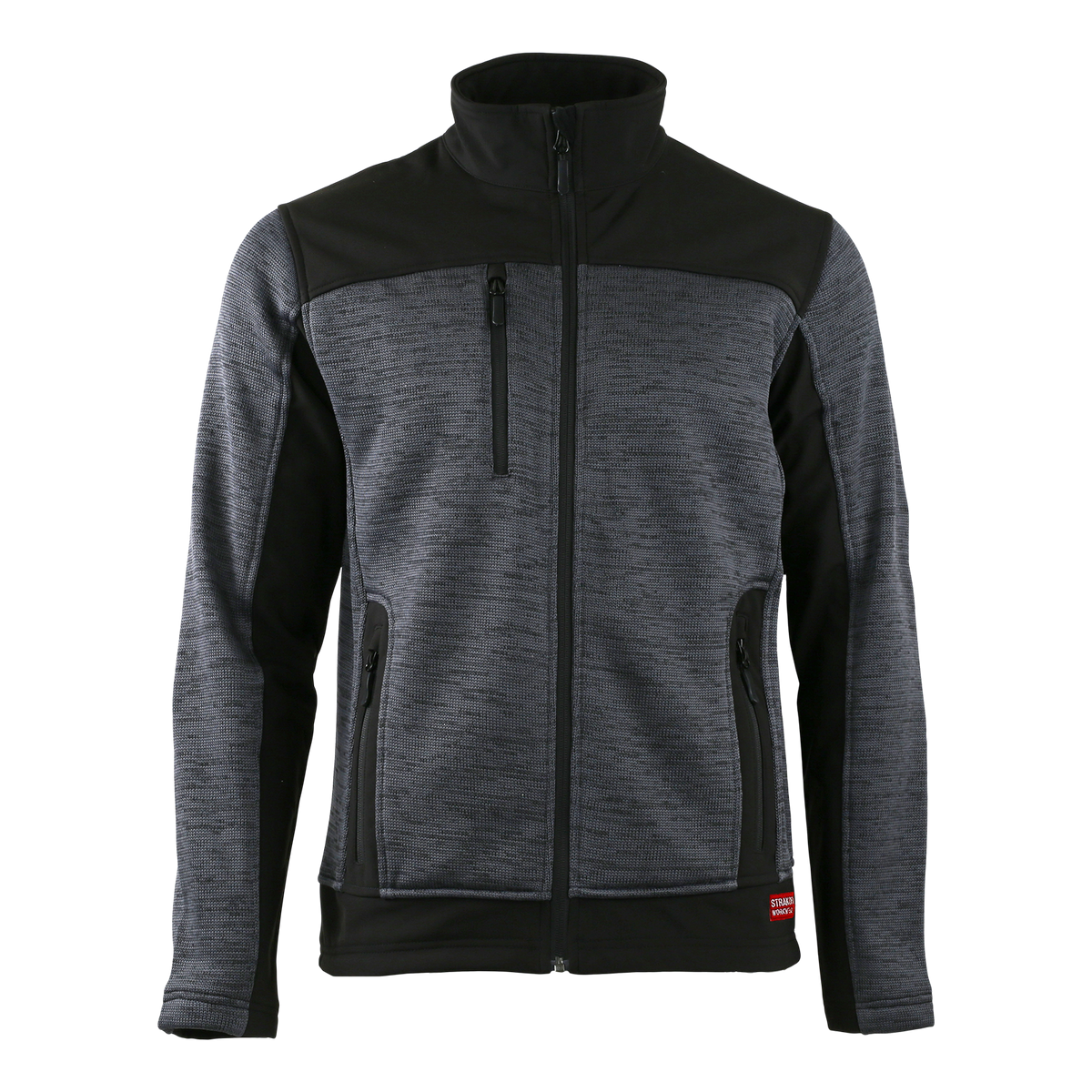 Workplus melert fleecejakke