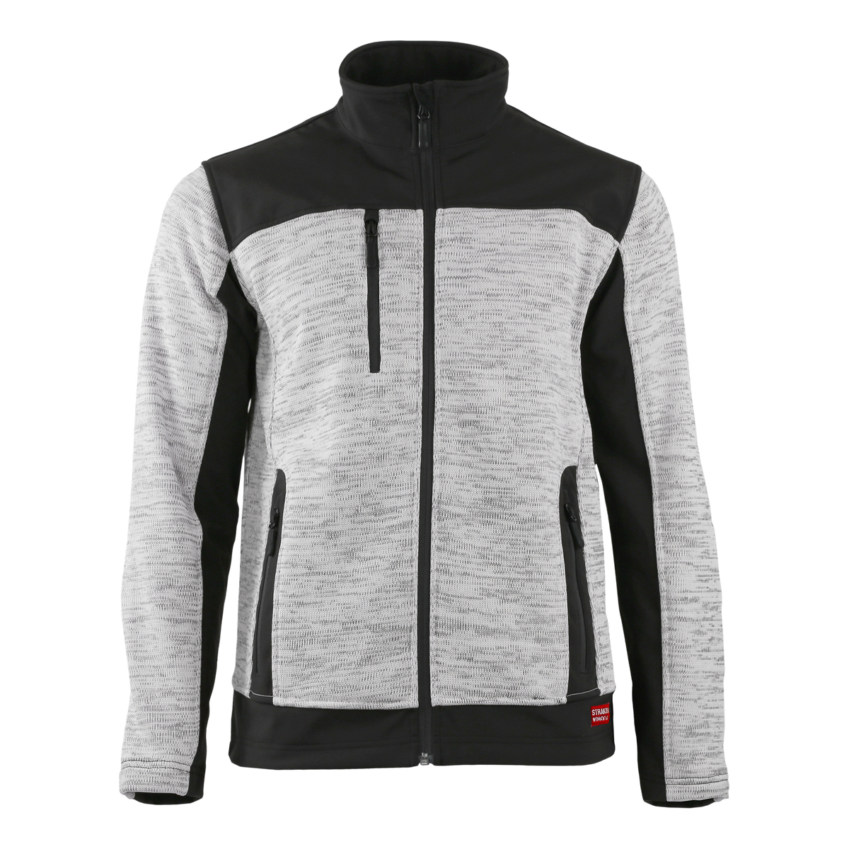 Workplus melert fleecejakke