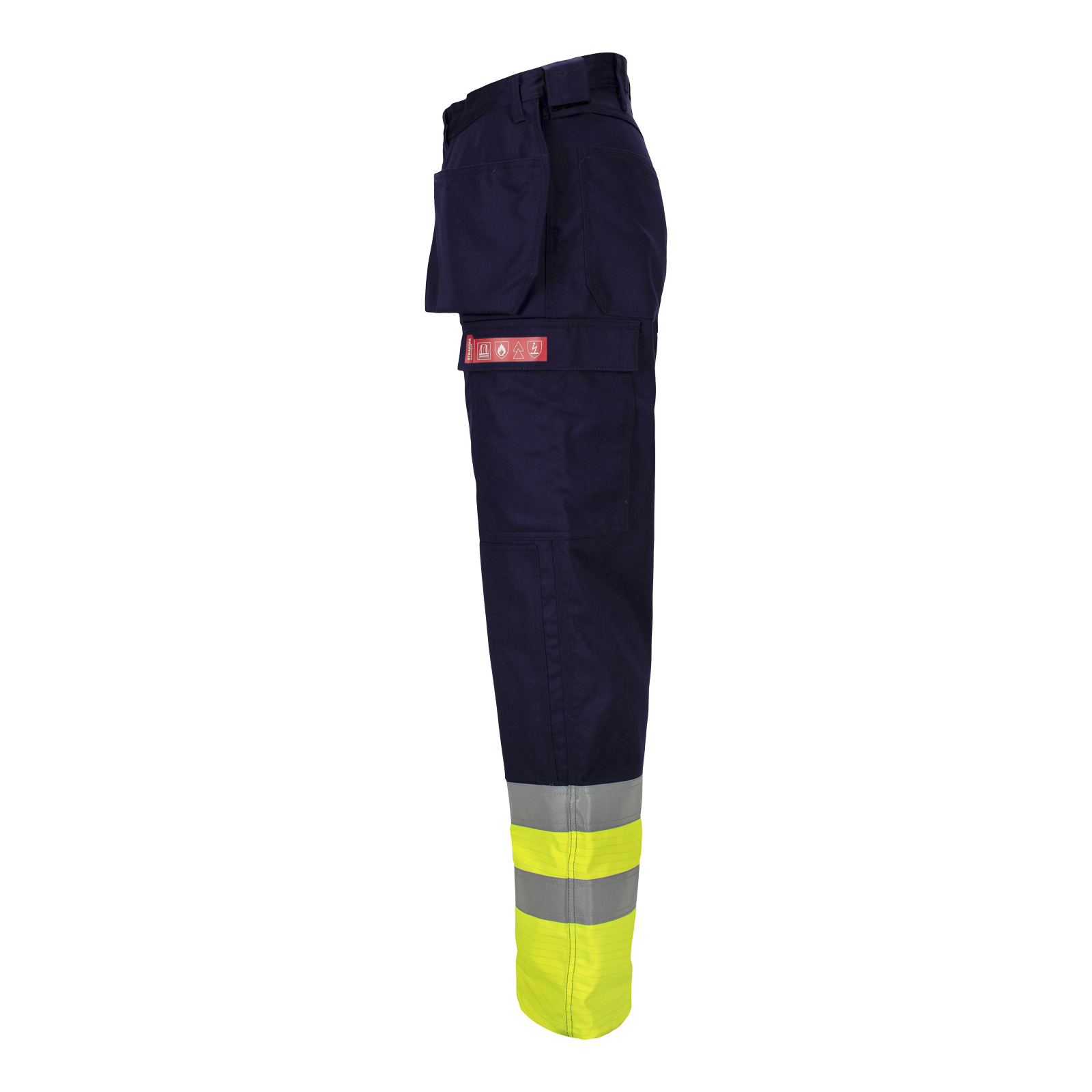 Aksla flammehemmende bukse med verktøylommer, klasse 1